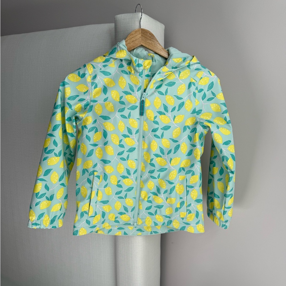 Cat & Jack Lemon Pattern Raincoat